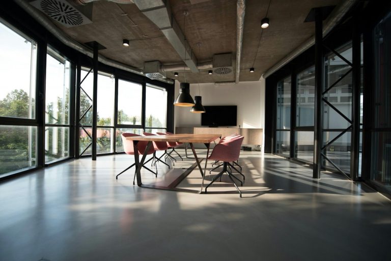 Office furniture for a federal facility